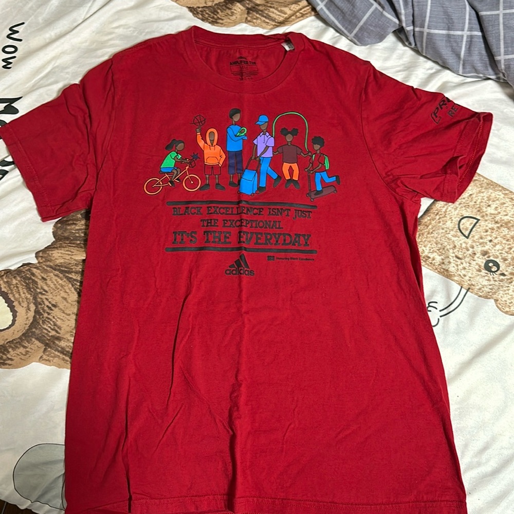 Women’s Adidas M Graphic Tee (Black History Month)